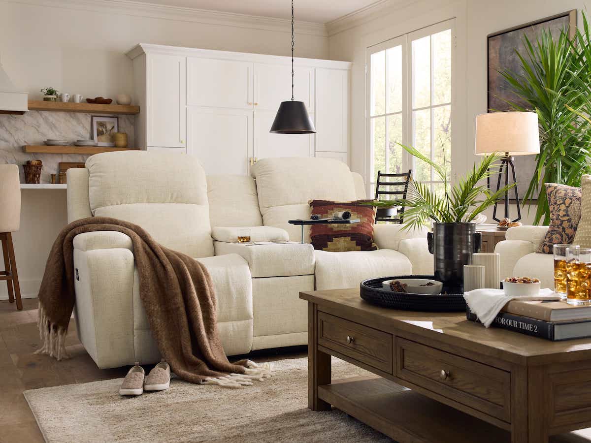 Dorian Power Reclining Loveseat w/ Headrest & Console