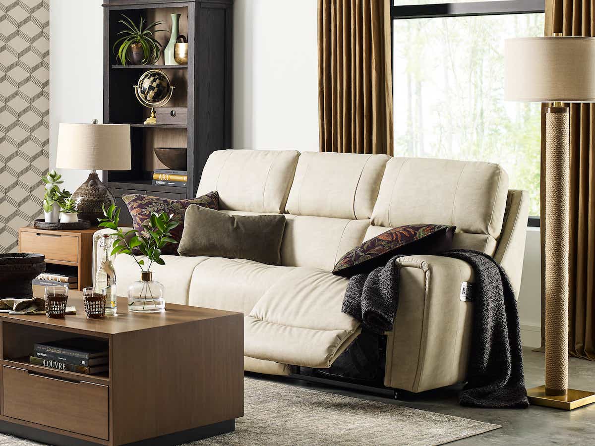 Apollo Power Reclining Sofa w/ Headrest & Lumbar