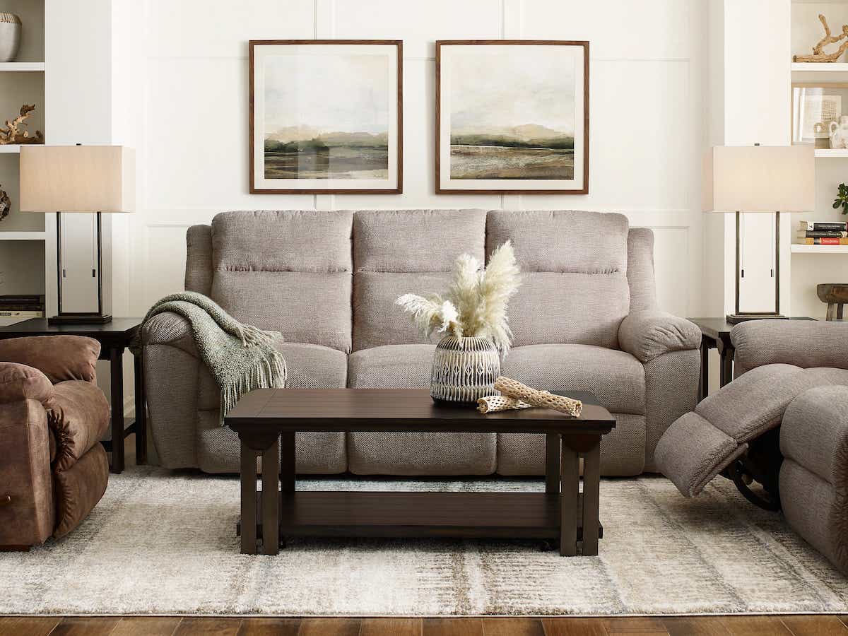 Joel Power Reclining Sofa w/ Headrest & Lumbar