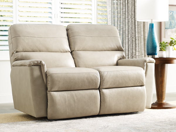 Ava Power Reclining Loveseat w/ Headrest & Lumbar