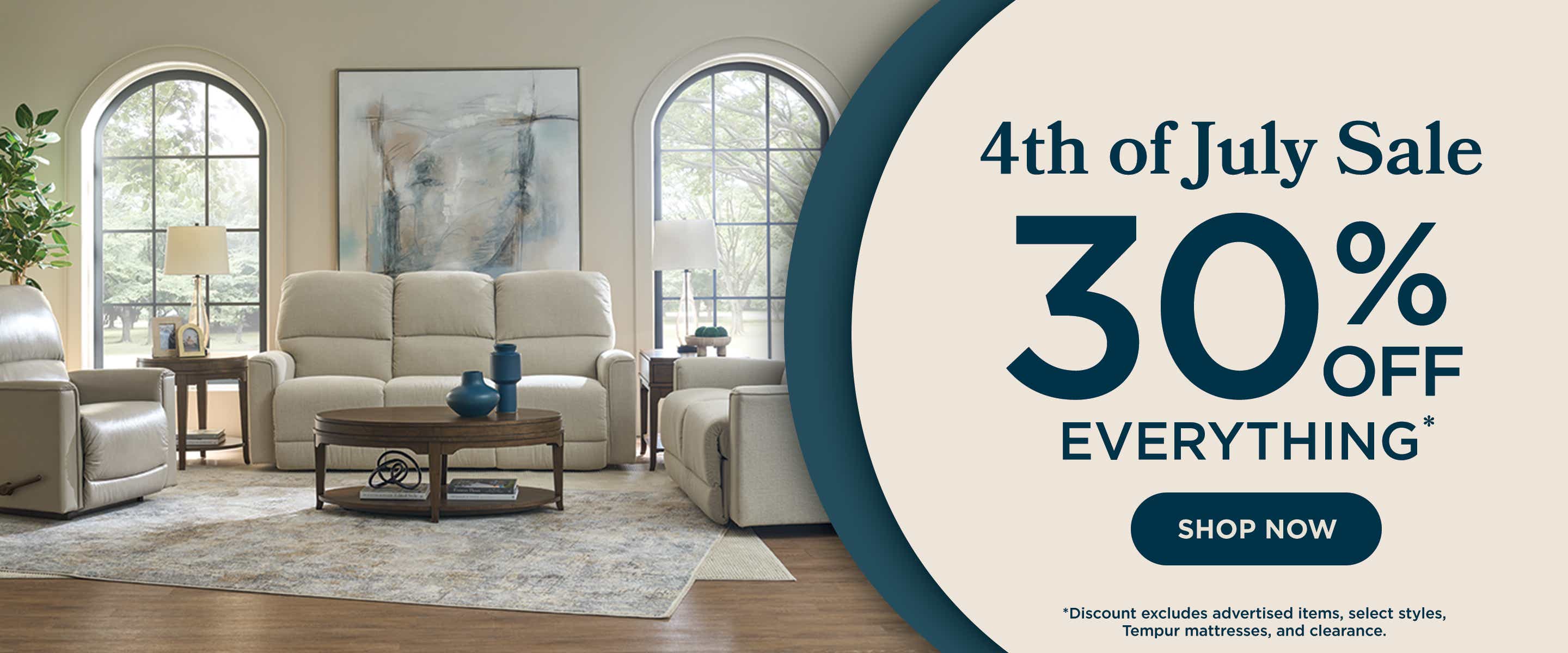 4th of July Sale - 30% off everything. Shop now!