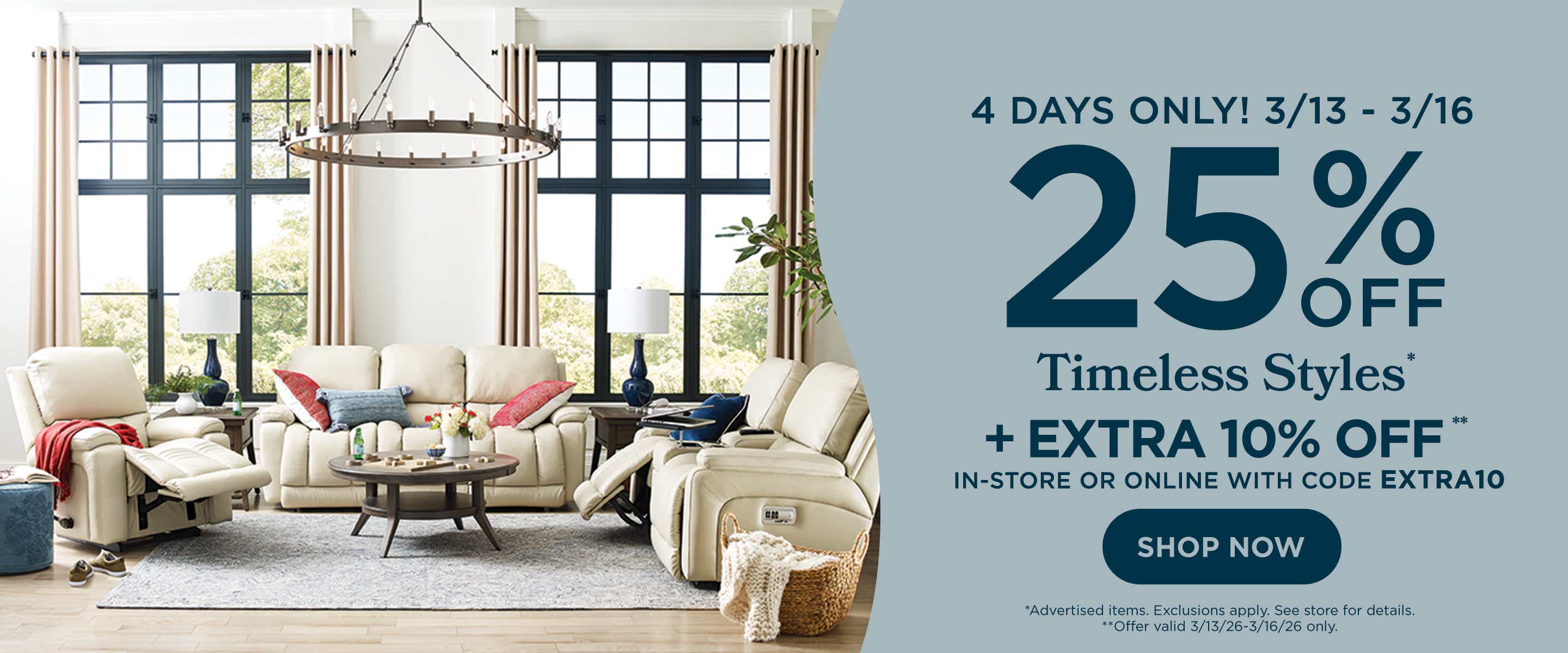 Anniversary Sale! 25% off everything. Shop now!