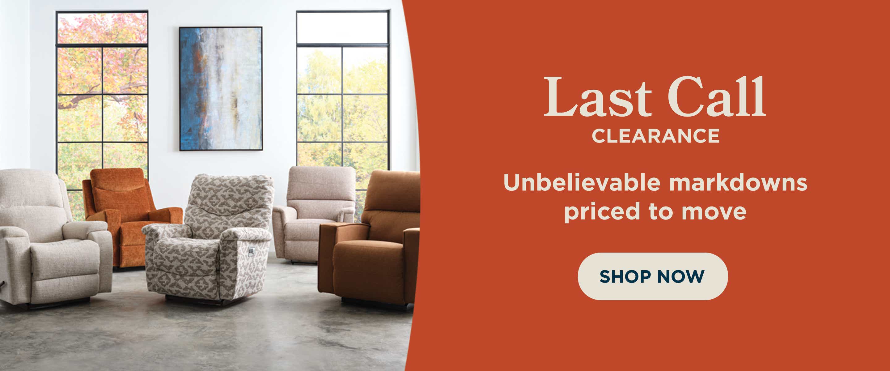 Clearance Sale! Shop now!