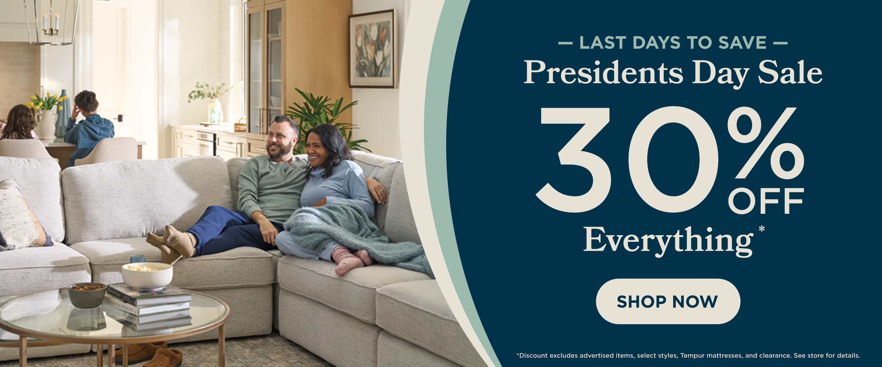 Presidents Day Sale! 30% off everything. Shop now!