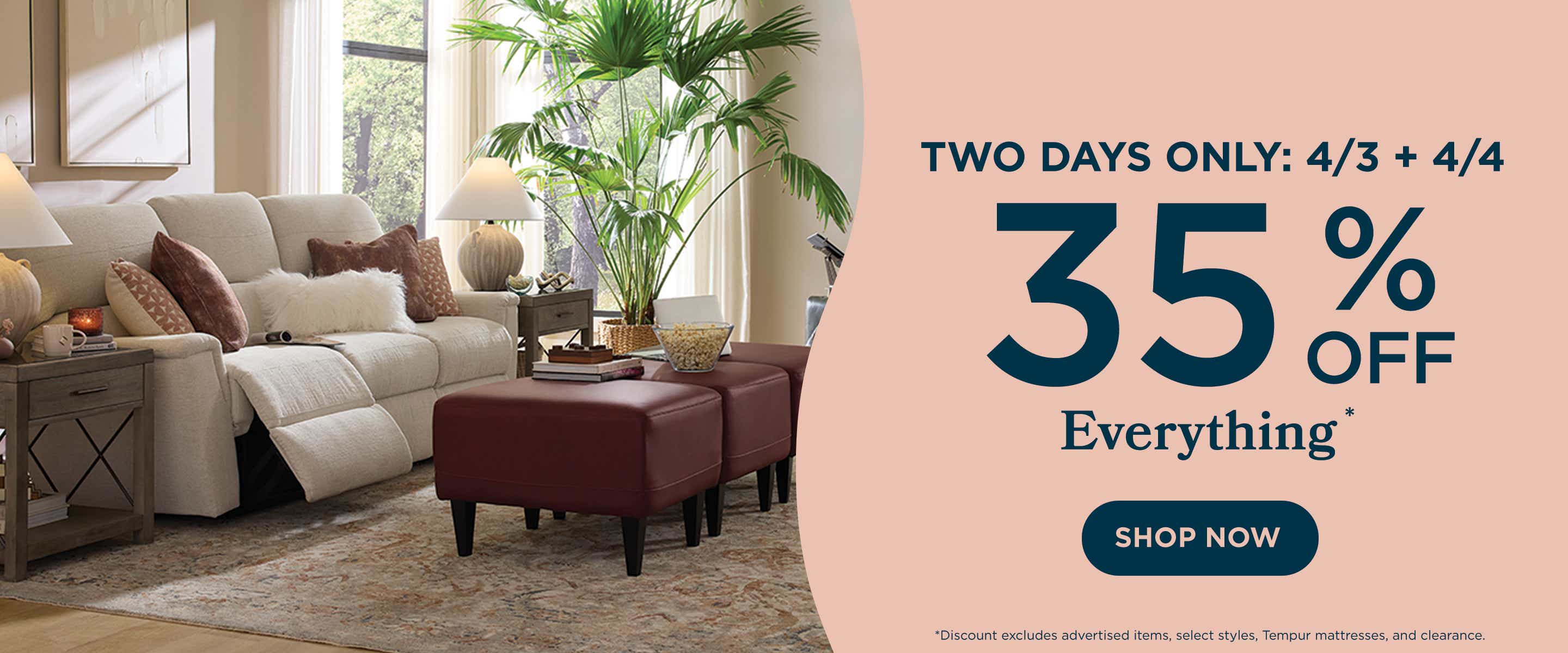 Try a fresh take on comfort! Up to 40% off select styles. Shop now!