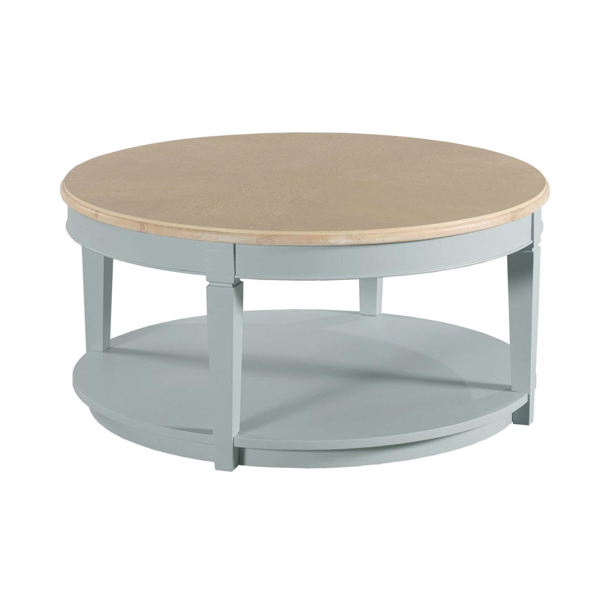 Liza Round Coffee Table Azul Blue