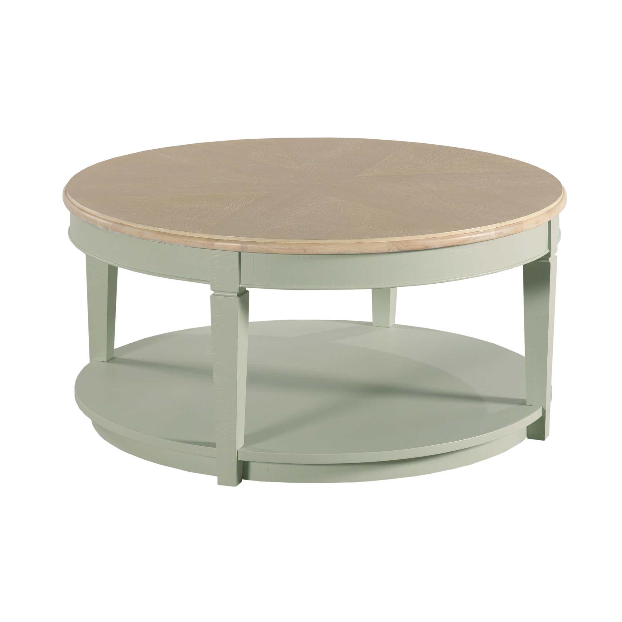 Liza Round Coffee Table Sage Green