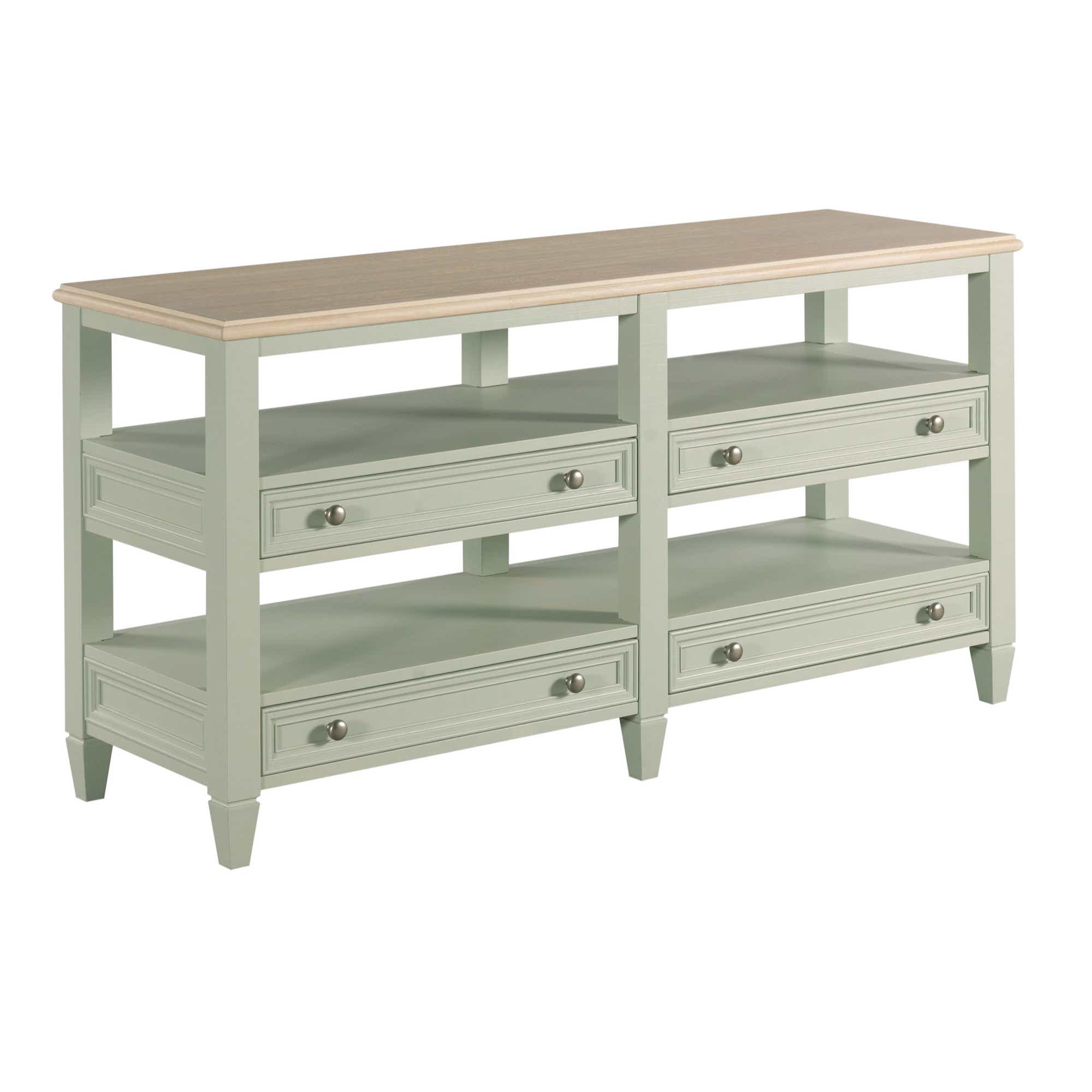Liza Sofa Console Sage Green