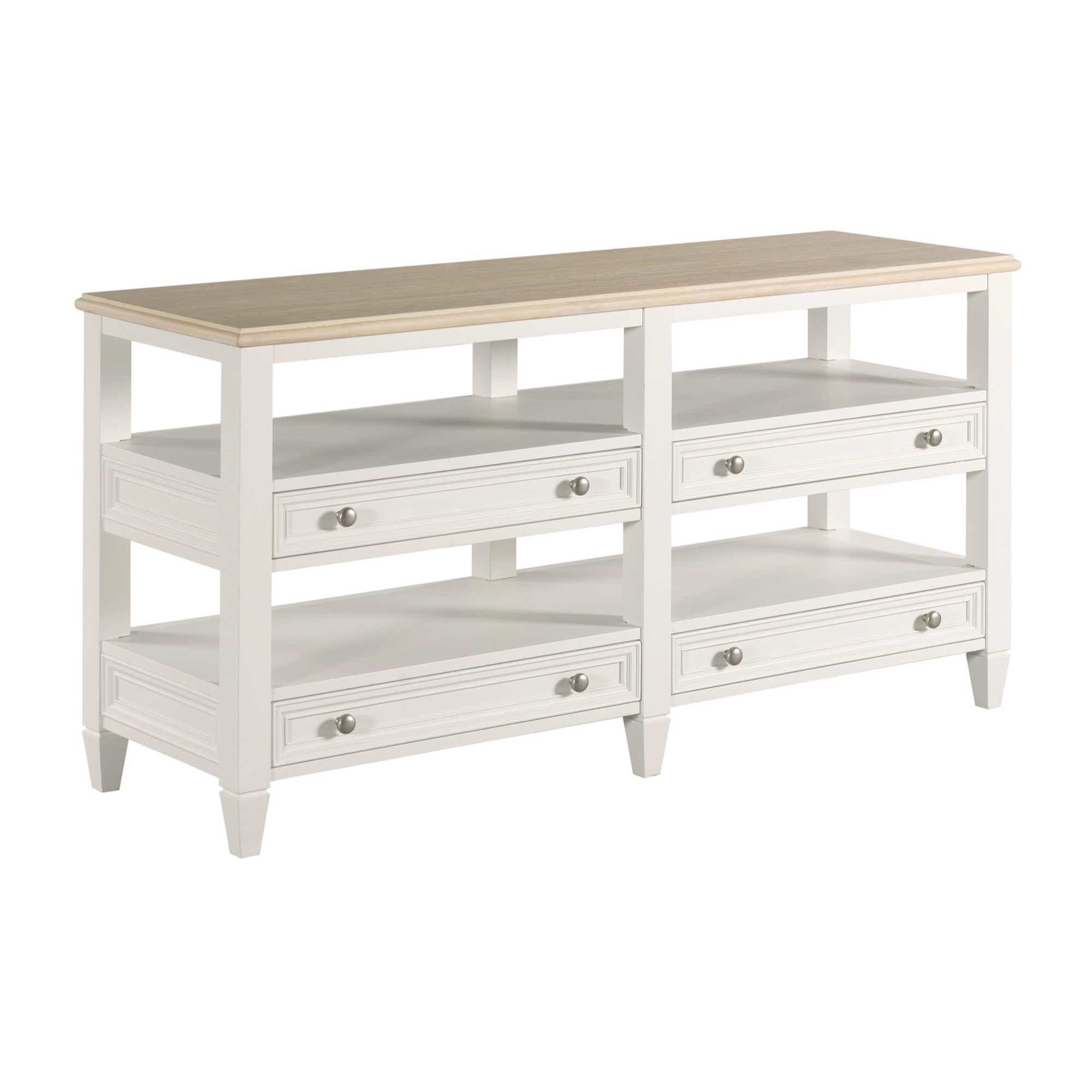 Liza Sofa Console Pure White