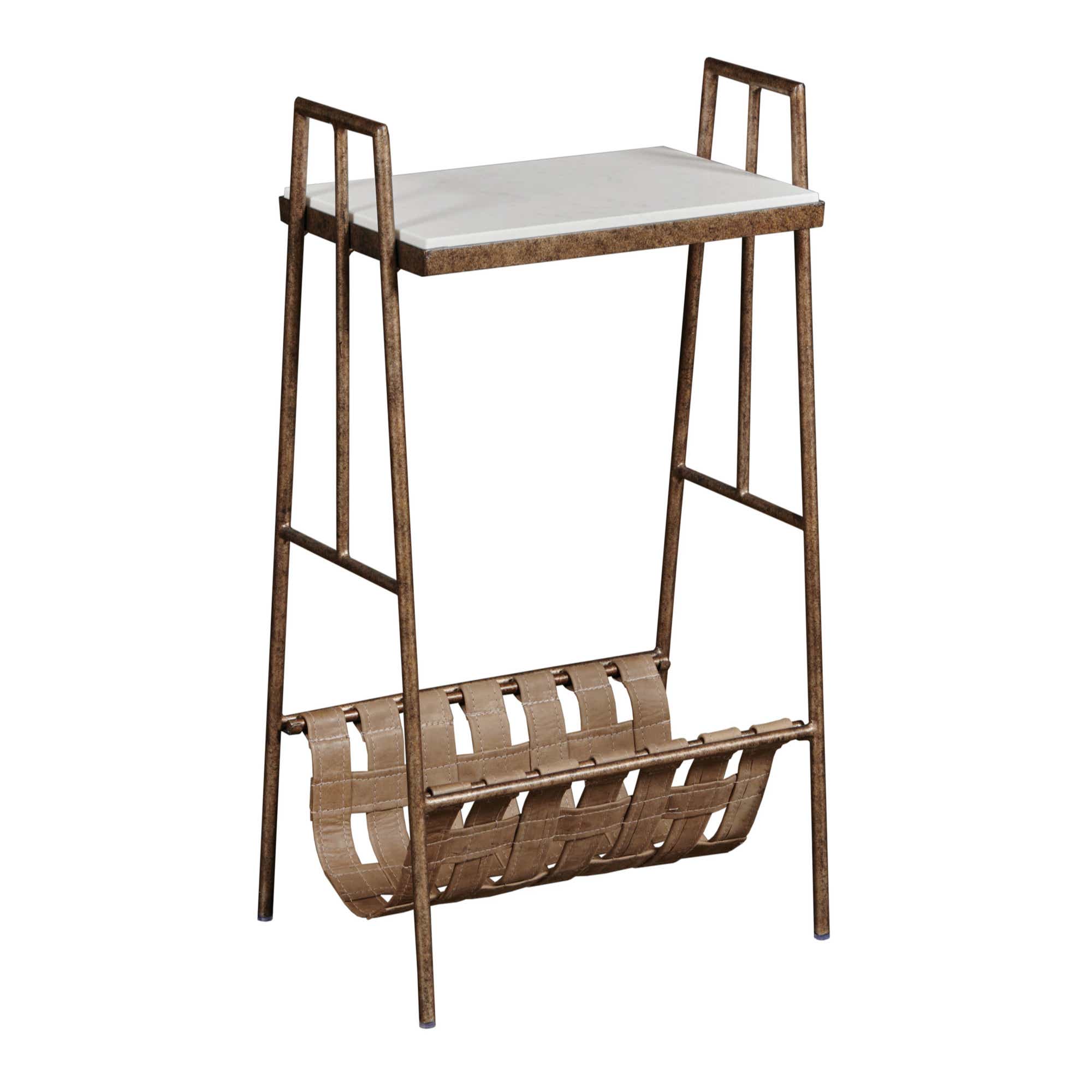 Hidden Treasures Saffiano Magazine Table