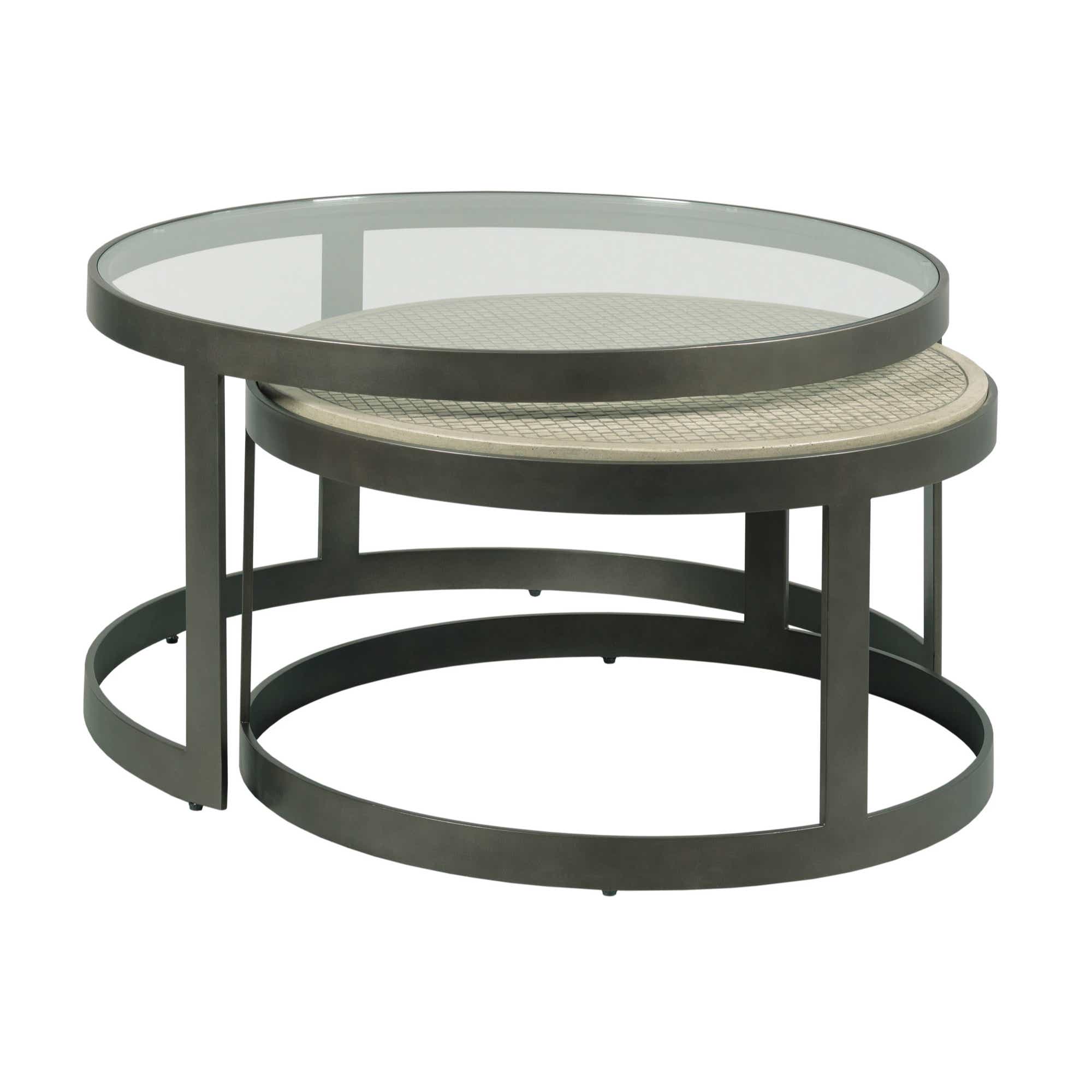 Hidden Treasures Concrete Nesting Coffee Table
