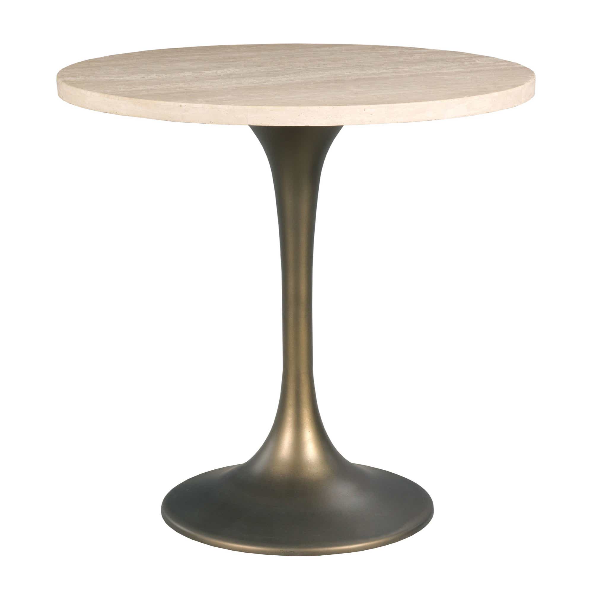 Hidden Treasures Counter Table with Travertine Top