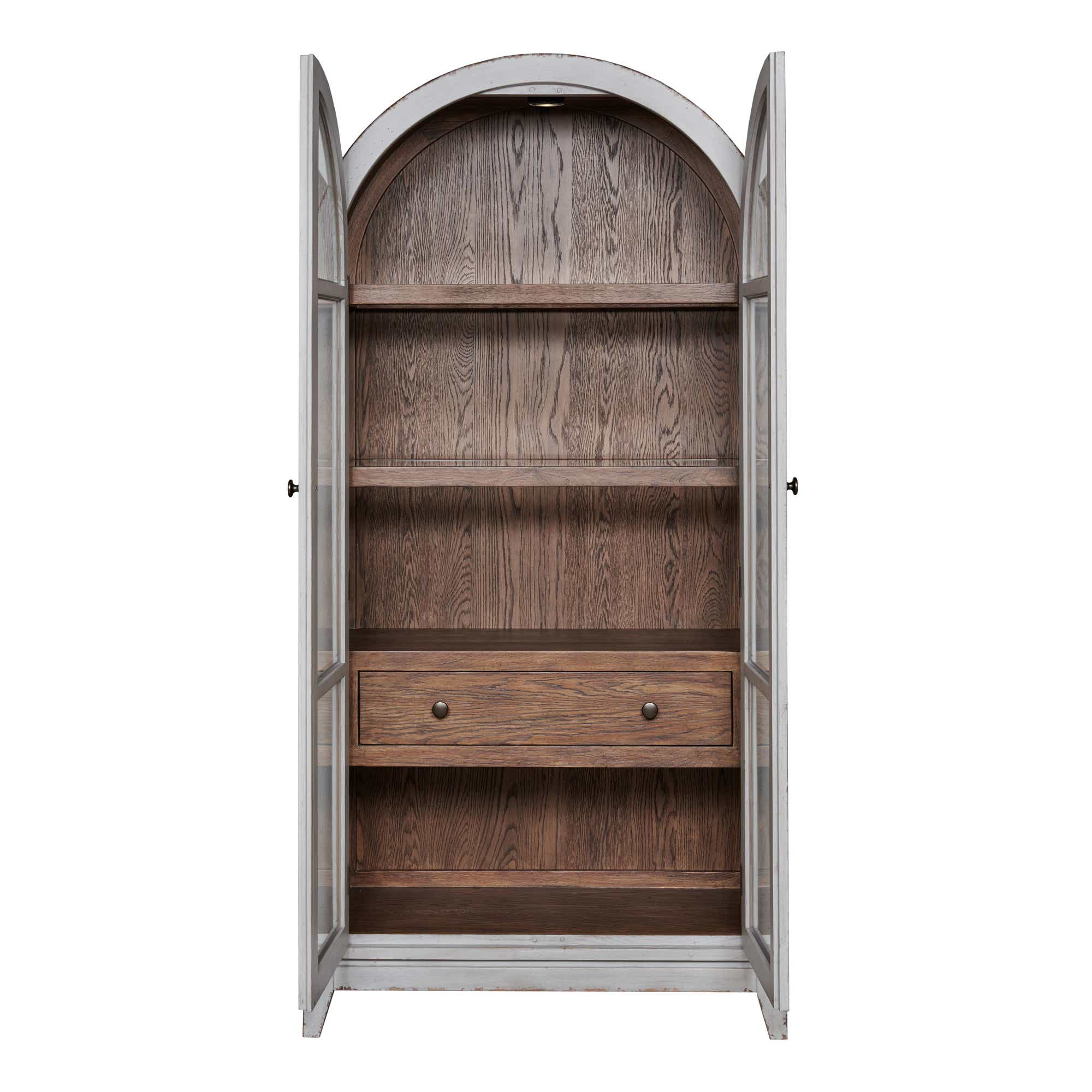 Hidden Treasures Arched Display Cabinet