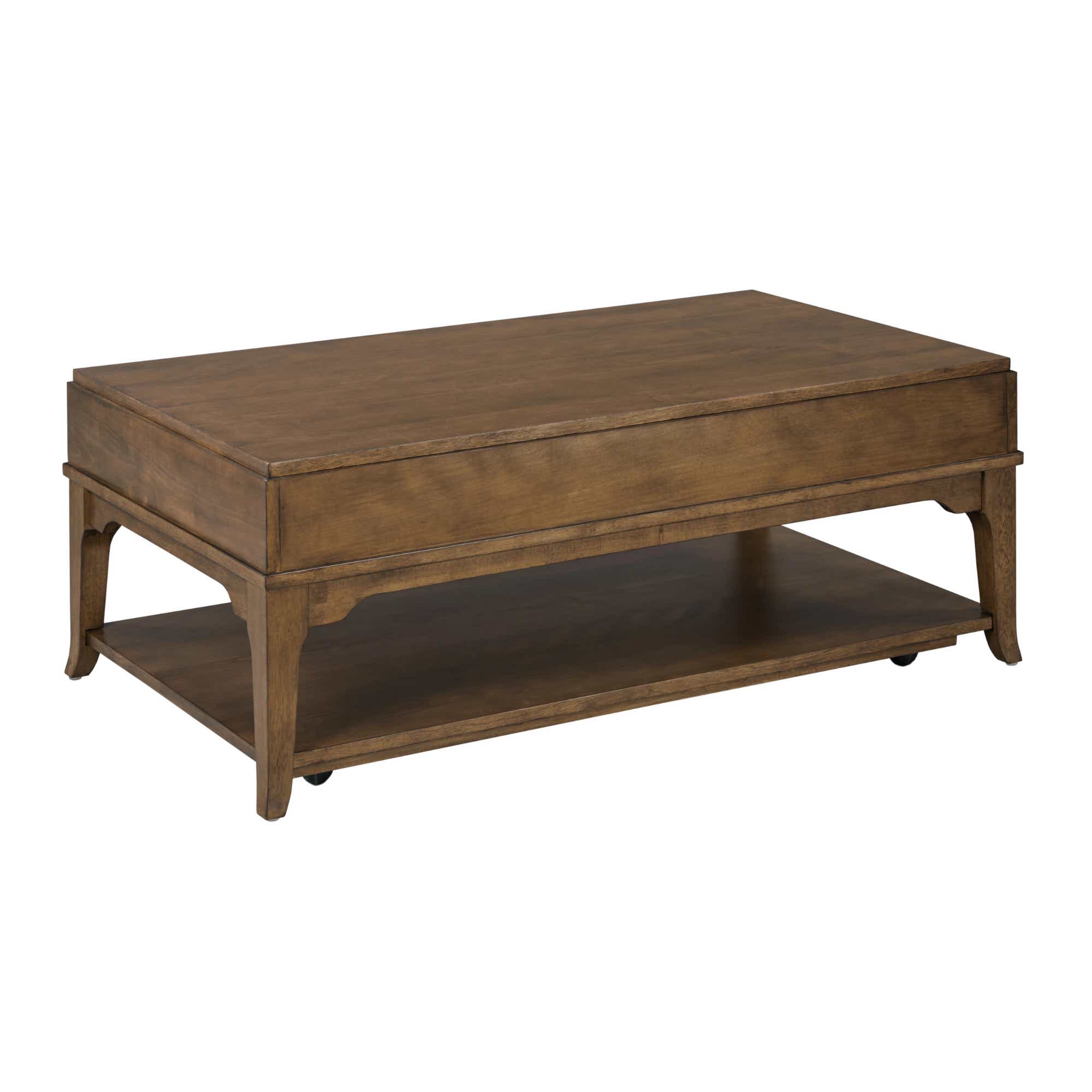 Nicolette Rectangular Drawer Coffee Table Auburn