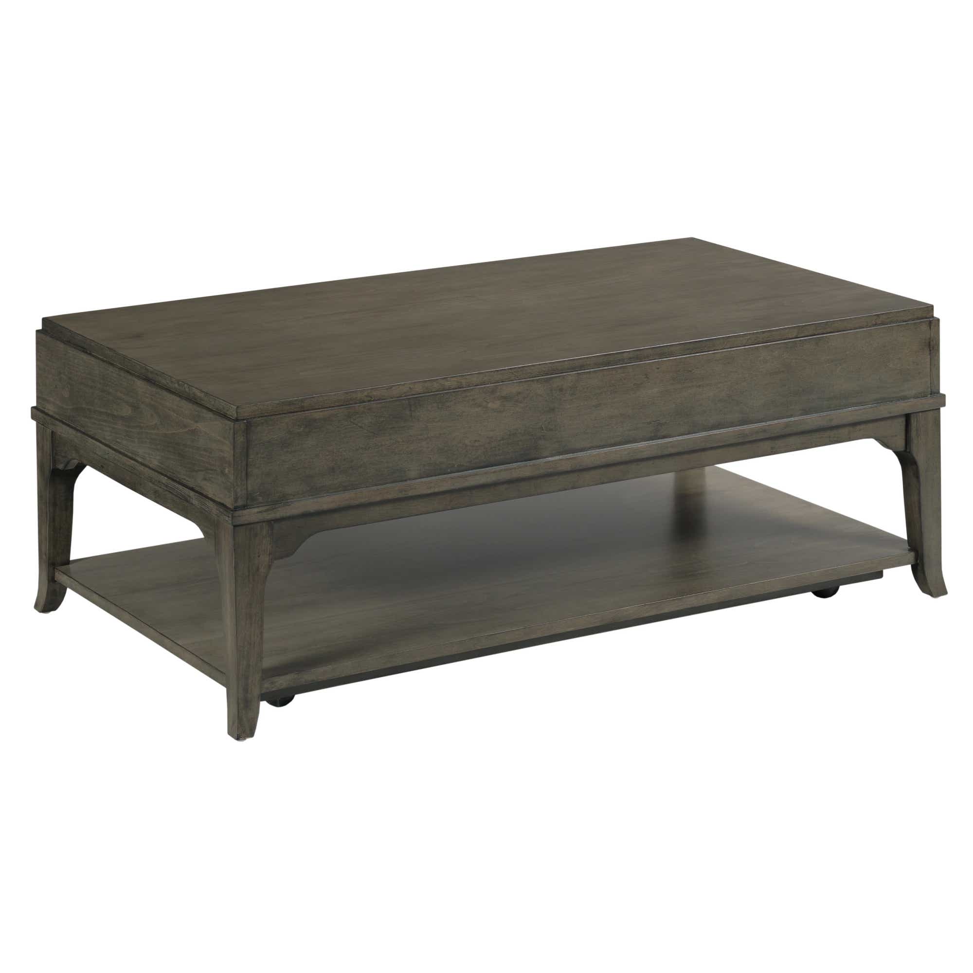 Nicolette Rectangular Drawer Coffee Table Charcoal