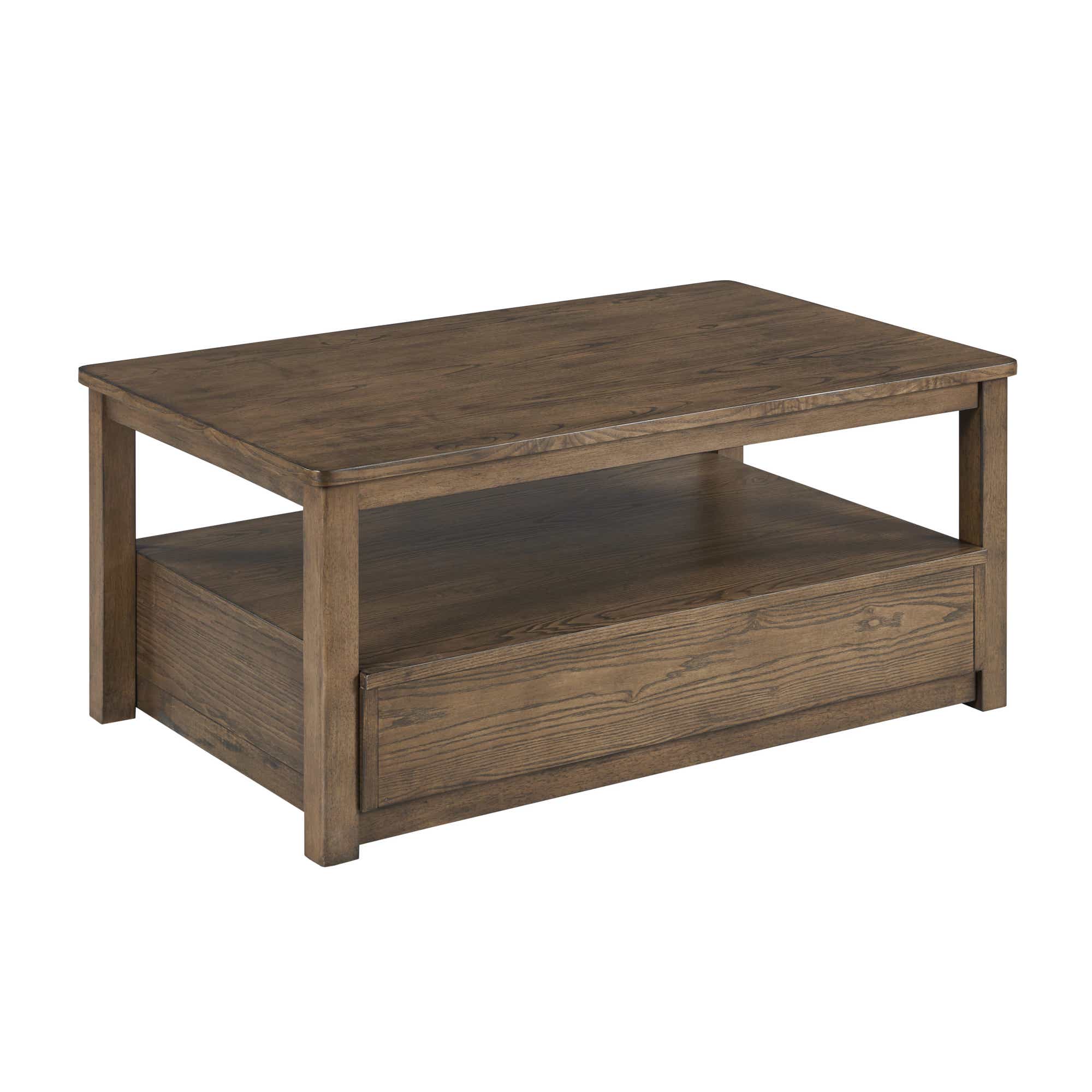 Costa Way Rectangular Drawer Coffee Table Deep Brown | La-Z-Boy