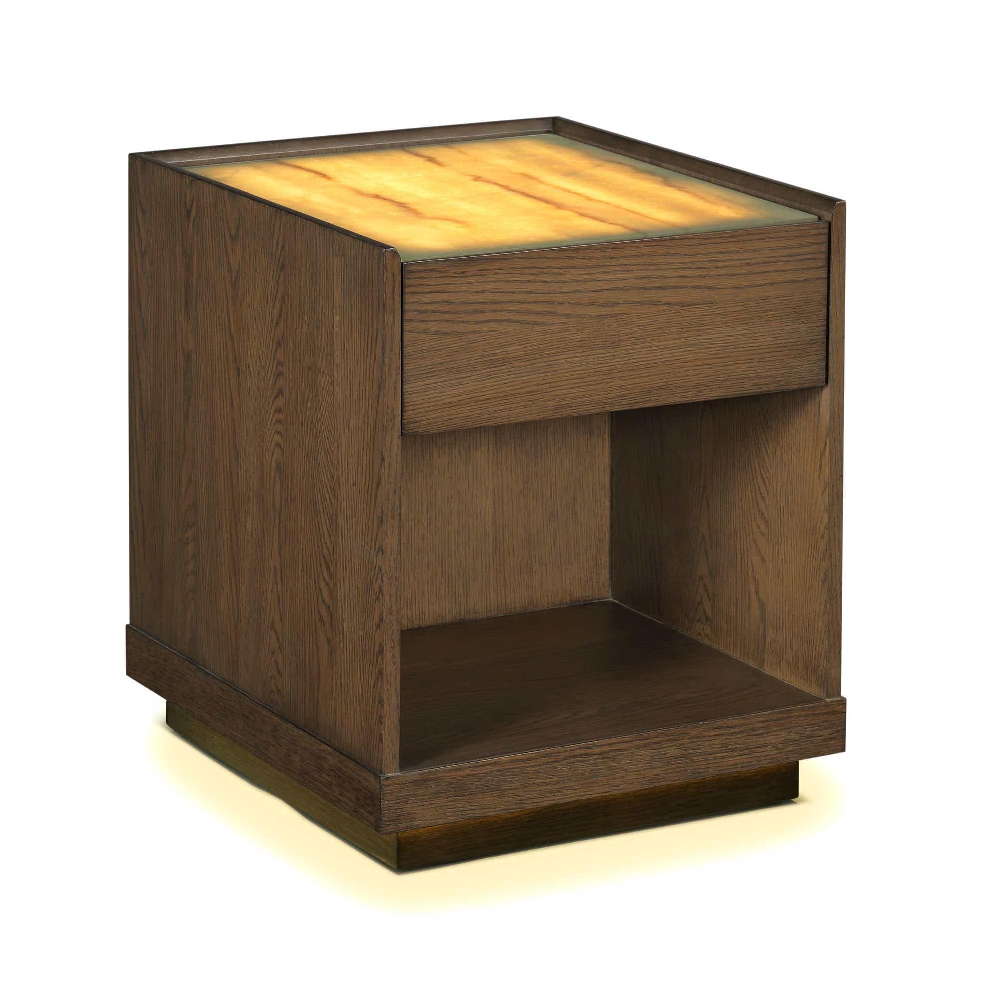 Sideline Drawer End Table w/ Lighting