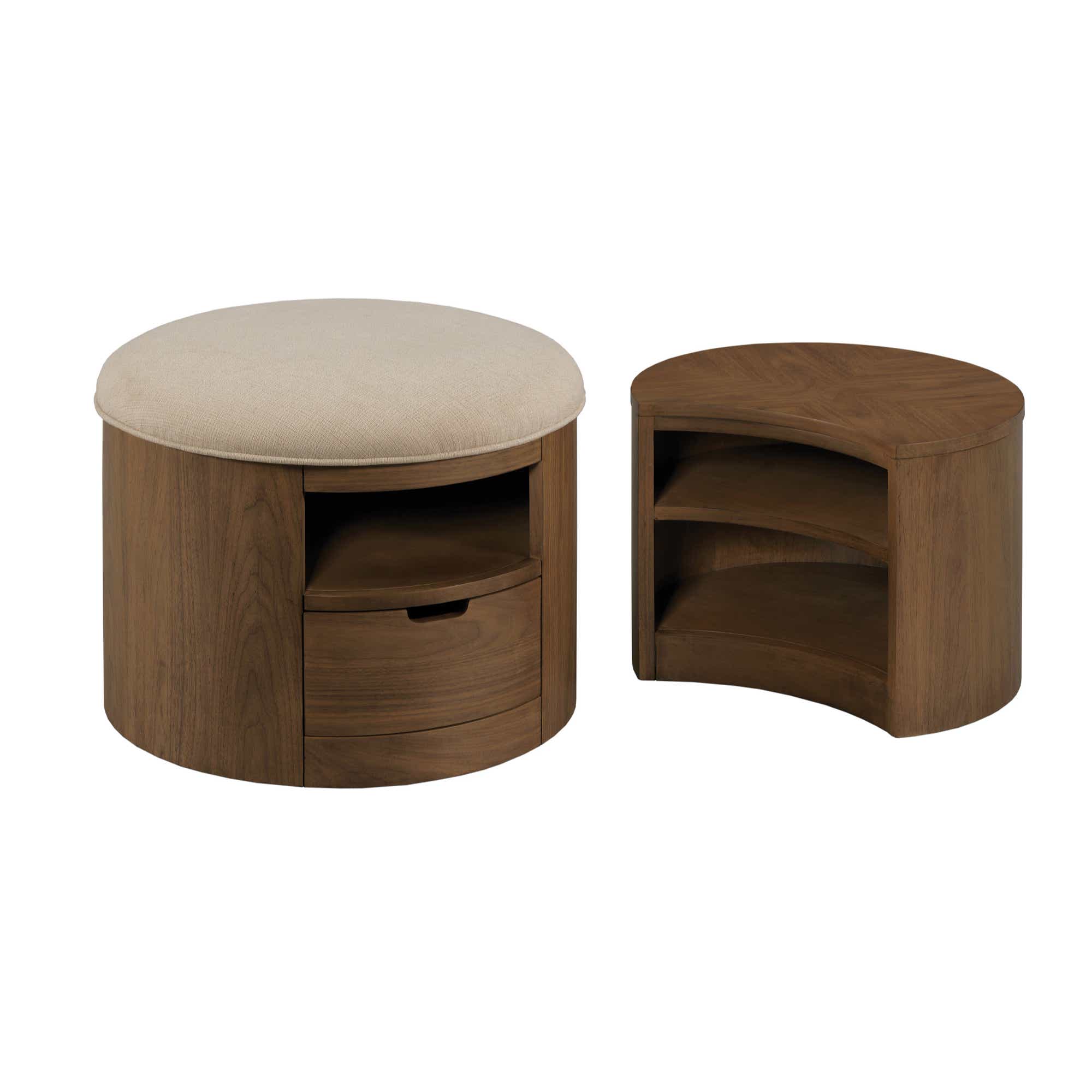 Hidden Treasures Duo Ottoman Table