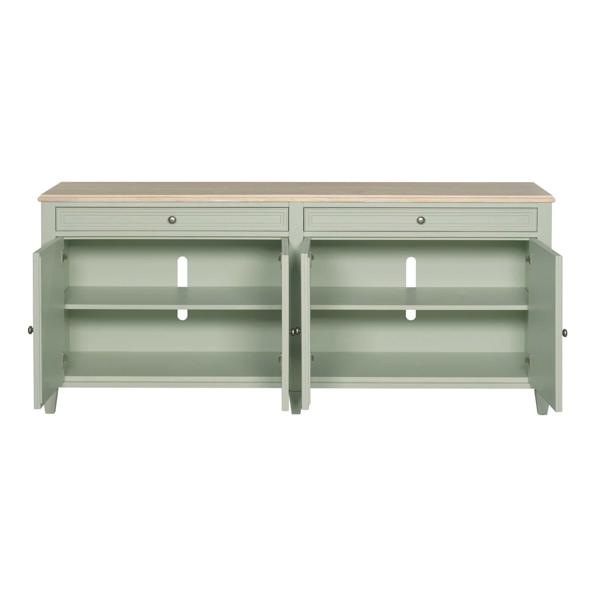 Liza Entertainment Console Sage Green