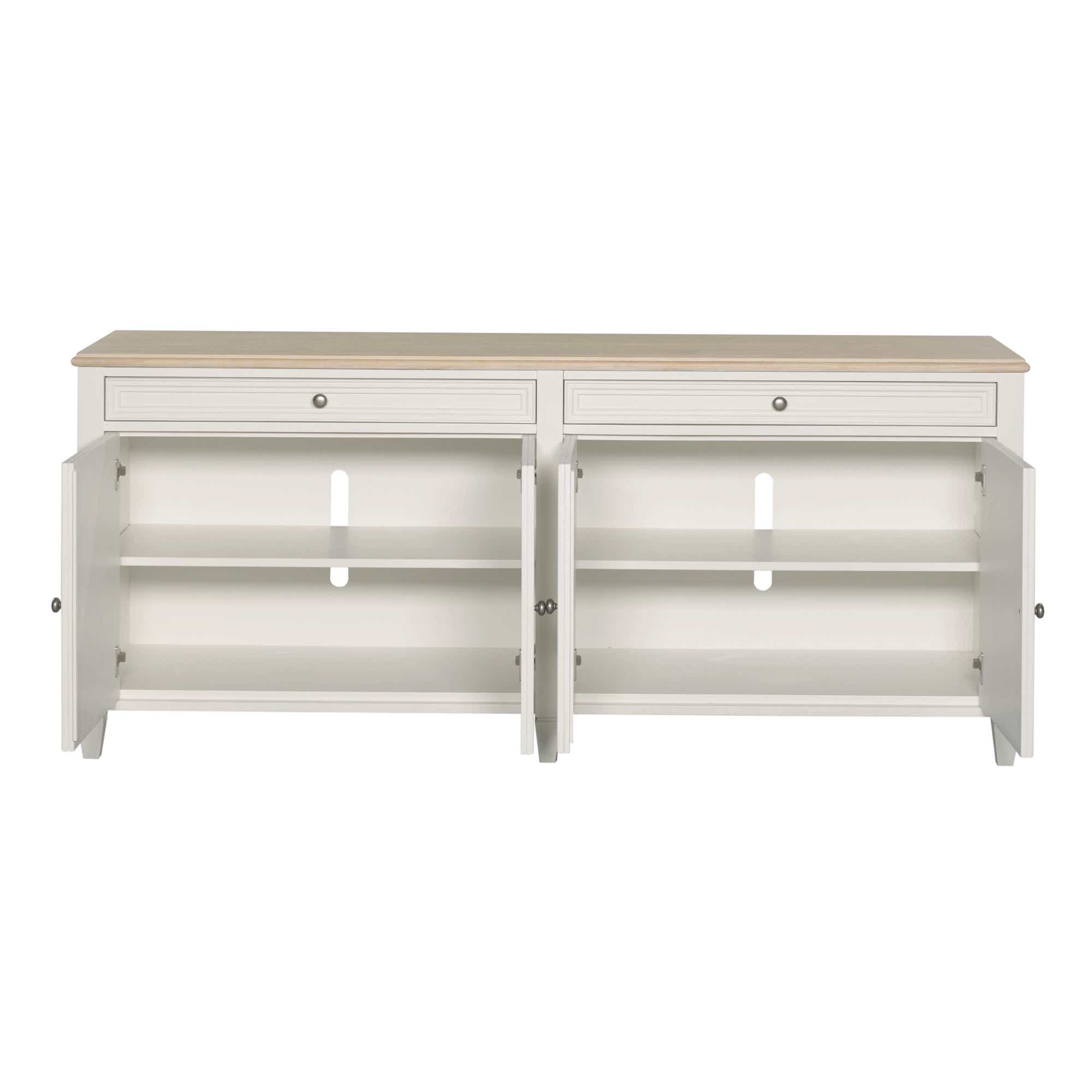Liza Entertainment Console Pure White