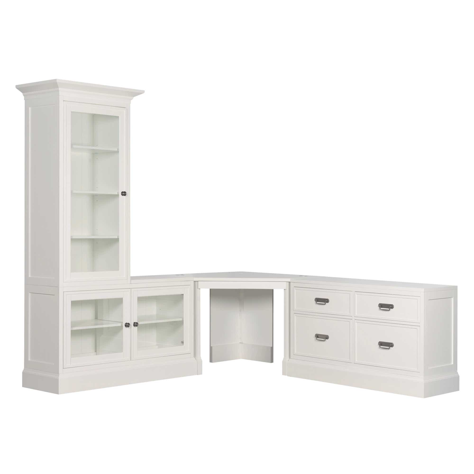 Structures Corner Desk Pure White